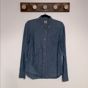 Bonobos Chambray Men’s Button Down Shirt Medium